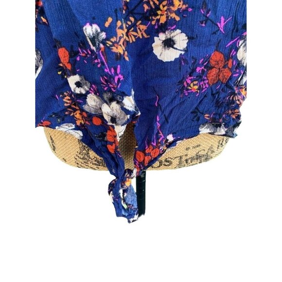 🌸3/$15🌸One Shoulder Floral Blouse with Flouncy Top - Picture 4 of 4